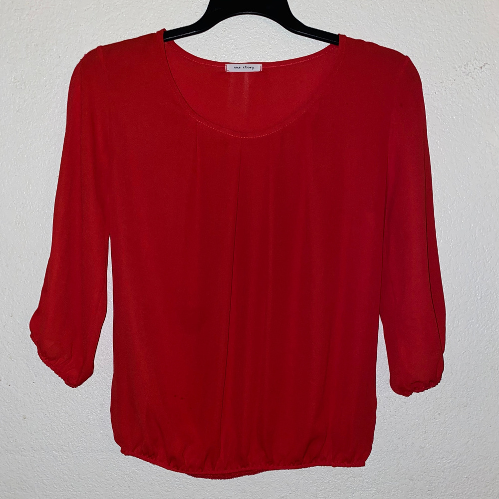 Red Blouse